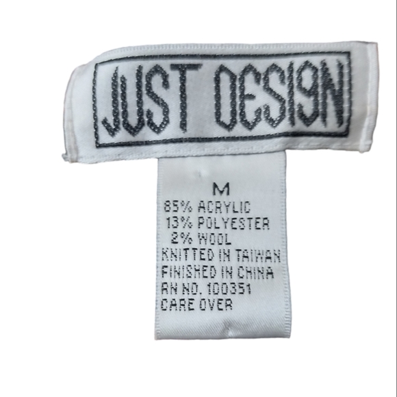 Just Desi9n Granny Cardigan Button Up Part Wool Fall Colors, Women's Med - Picture 3 of 6